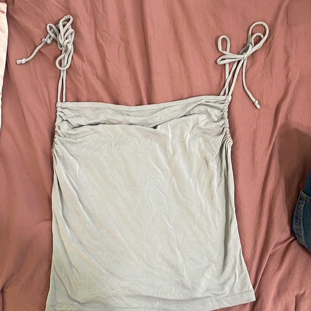 Ruched tank top